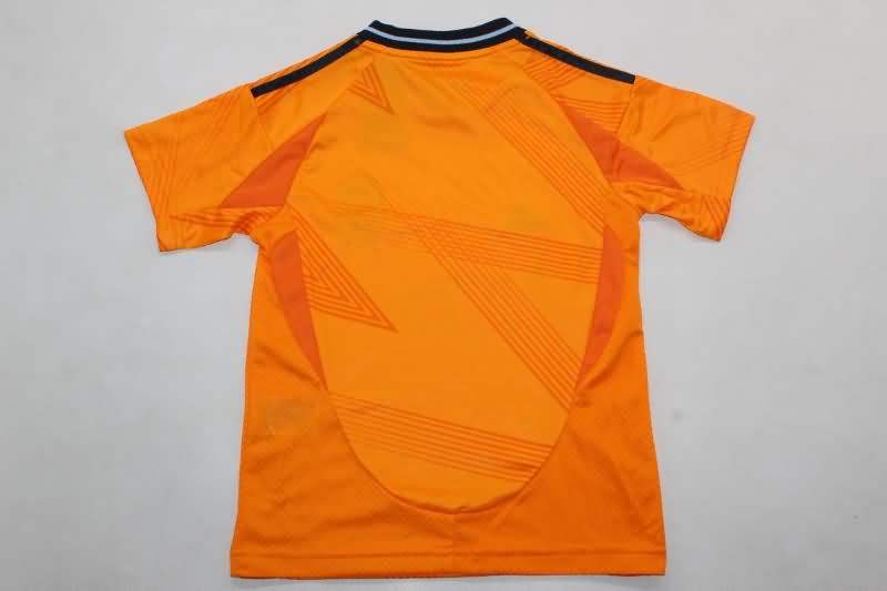 24/25 Real Madrid Away Kids Soccer Jersey And Shorts