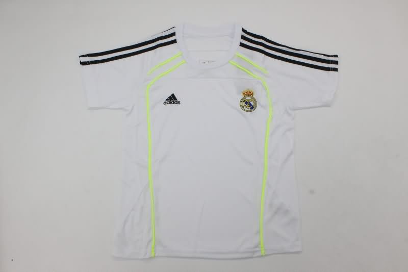 24/25 Real Madrid Training Kids Soccer Jersey And Shorts 03