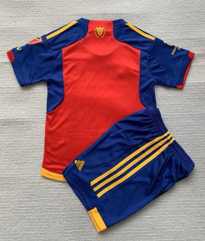 2024 Real Salt Lake Home Kids Soccer Jersey And Shorts