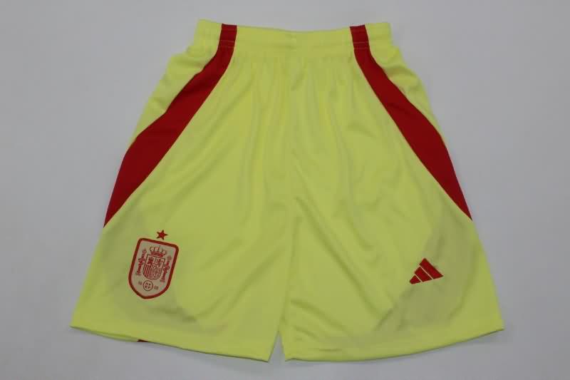 2024 Spain Away Kids Soccer Jersey And Shorts