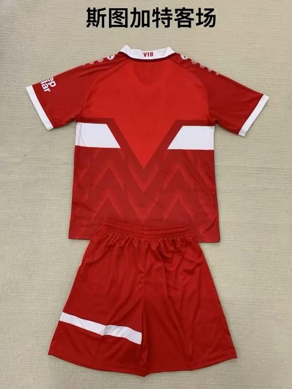 24/25 Stuttgart Away Kids Soccer Jersey And Shorts