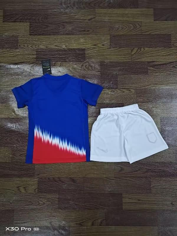2024 USA Copa America Away Kids Soccer Jersey And Shorts