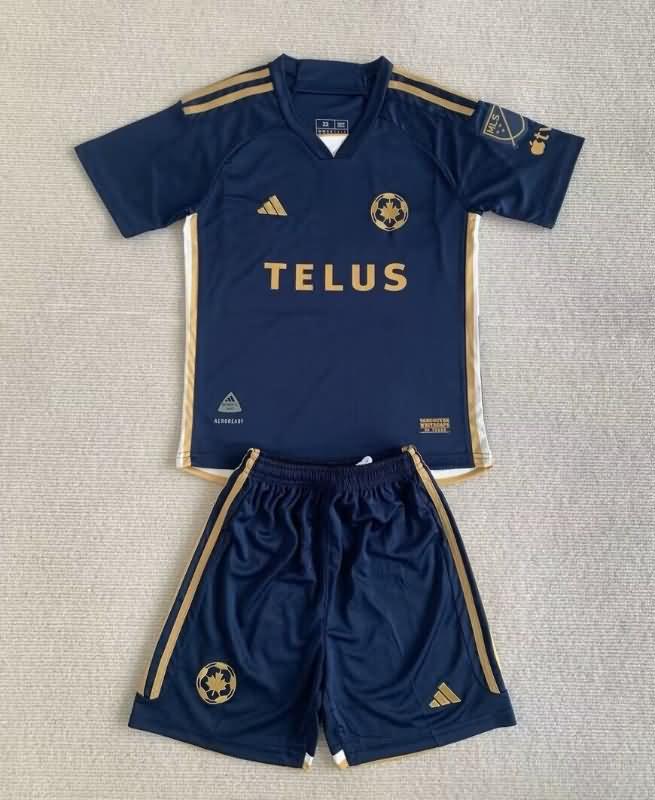 2024 Vancouver Whitecaps Home Kids Soccer Jersey And Shorts