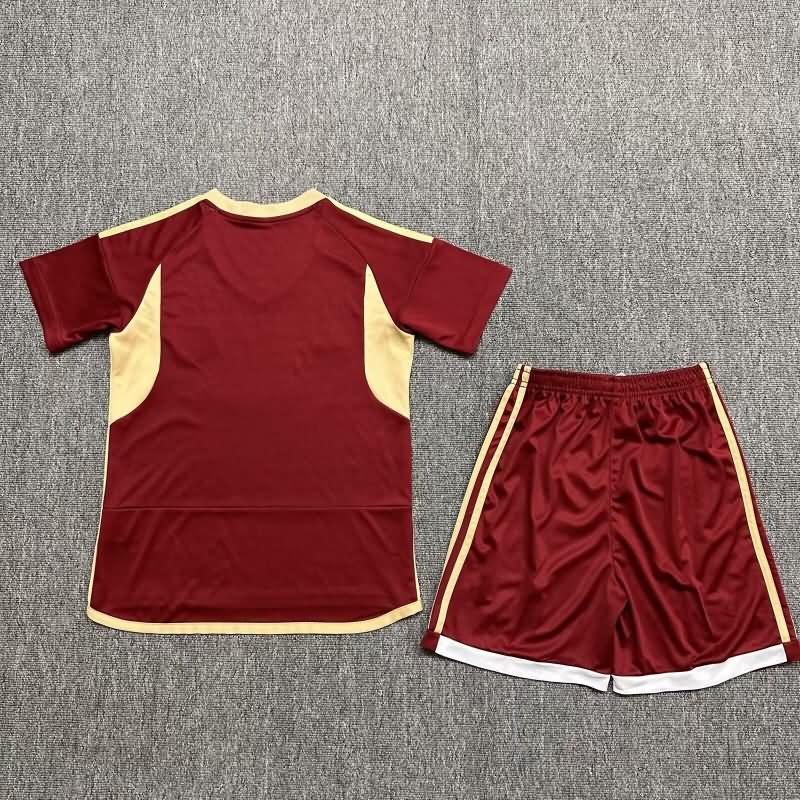 2024 Venezuela Home Kids Soccer Jersey And Shorts