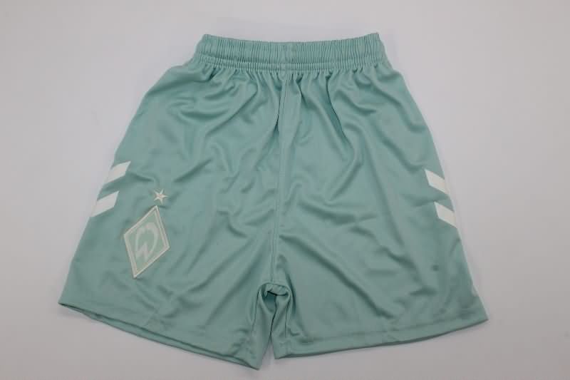 24/25 Werder Bremen Away Kids Soccer Jersey And Shorts