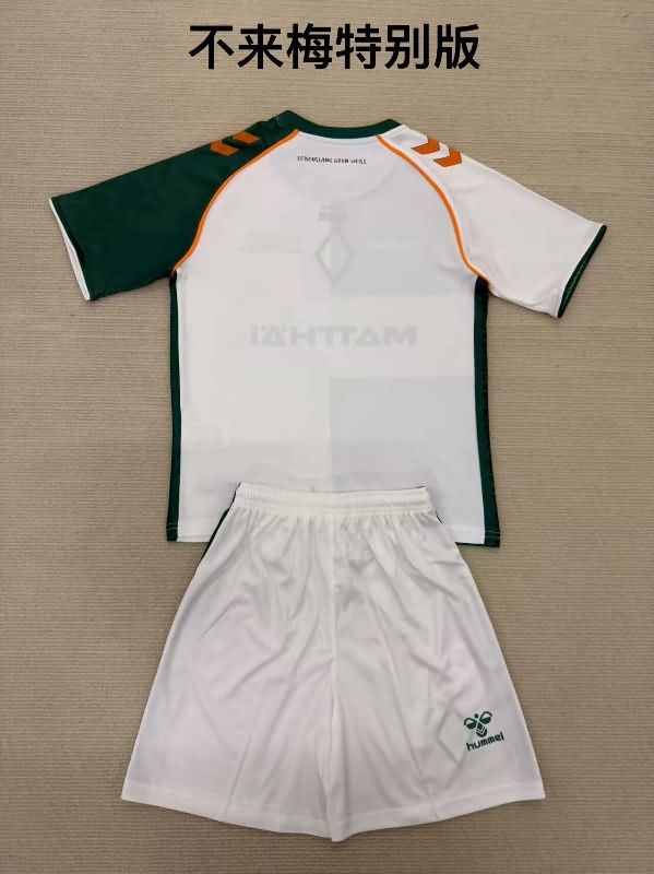 24/25 Werder Bremen Special Kids Soccer Jersey And Shorts