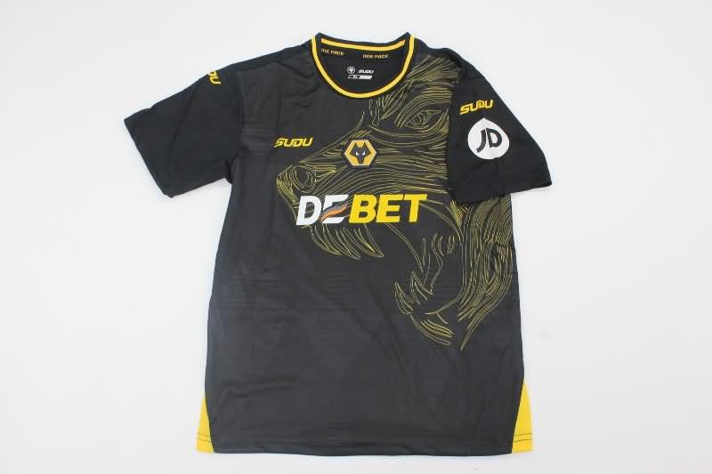 24/25 Wolves Away Kids Soccer Jersey And Shorts