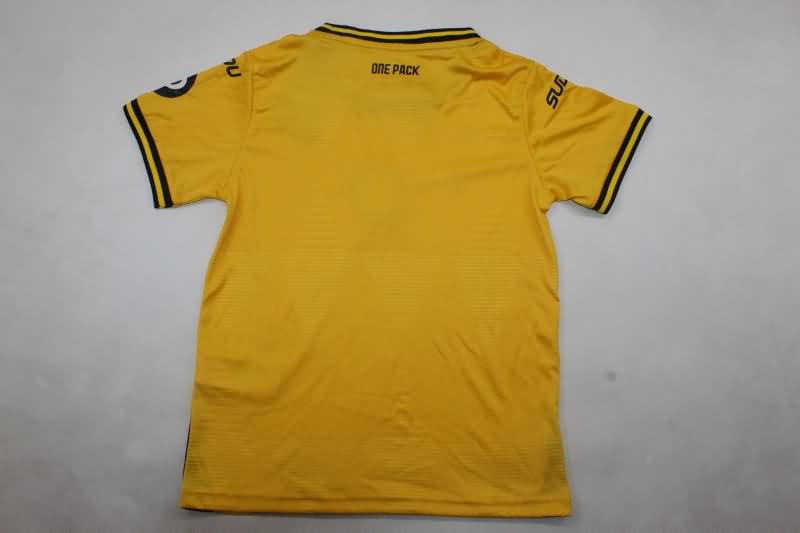 24/25 Wolves Home Kids Soccer Jersey And Shorts