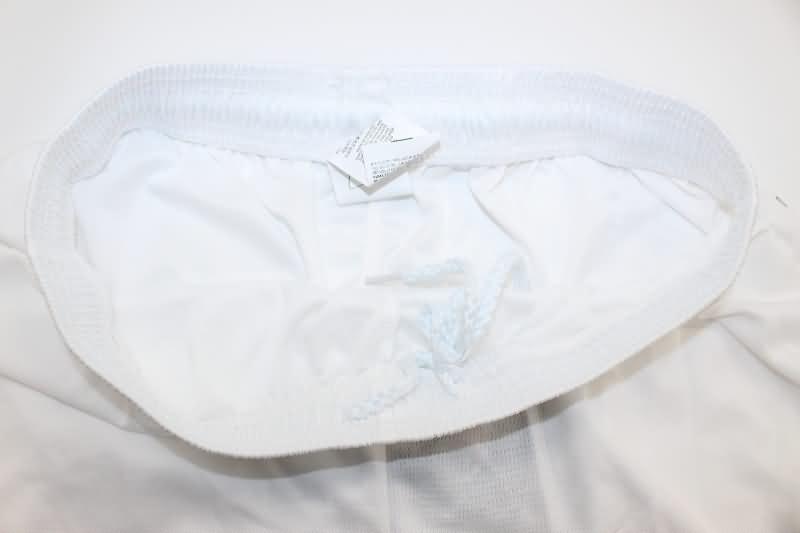 Thailand Quality(AAA) 125th AC Milan Anniversary White Soccer Shorts