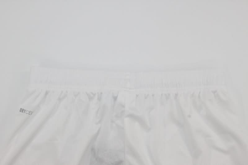 Thailand Quality(AAA) 125th AC Milan Anniversary White Soccer Shorts