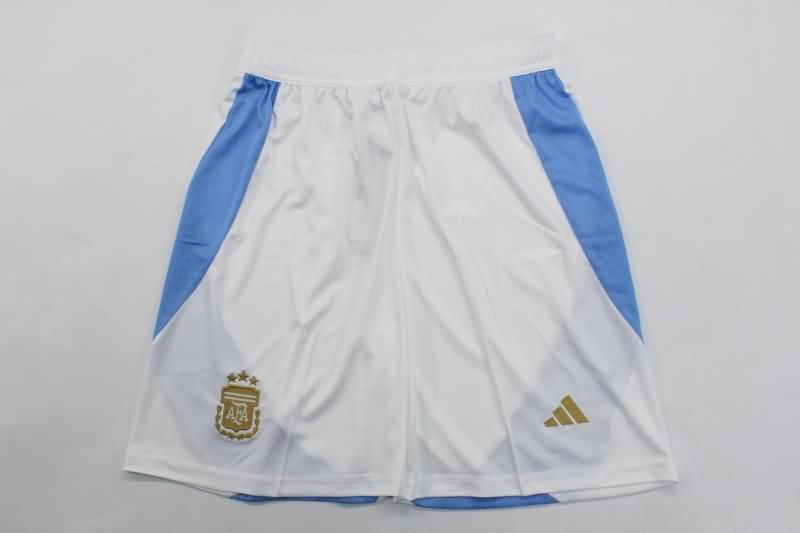 Thailand Quality(AAA) 2024 Argentina Copa America Home Soccer Shorts