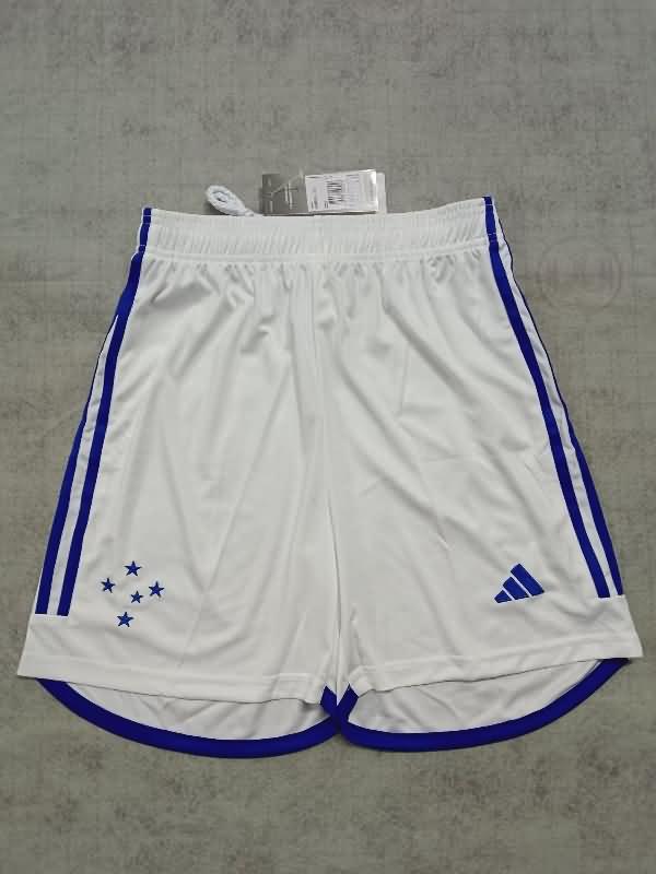 Thailand Quality(AAA) 2024 Cruzeiro Away Soccer Shorts