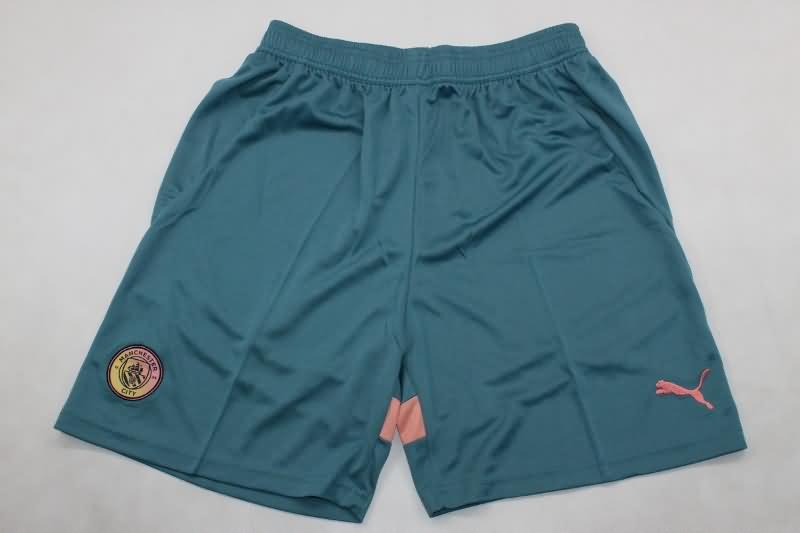 Thailand Quality(AAA) 24/25 Manchester City Fourth Soccer Shorts