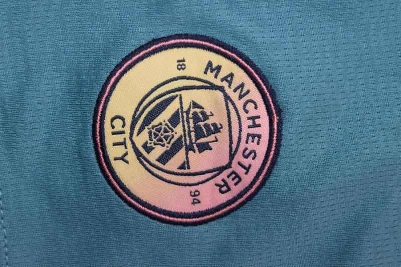 Thailand Quality(AAA) 24/25 Manchester City Fourth Soccer Shorts
