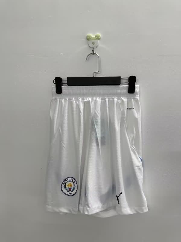 Thailand Quality(AAA) 24/25 Manchester City Home Soccer Shorts (Player)