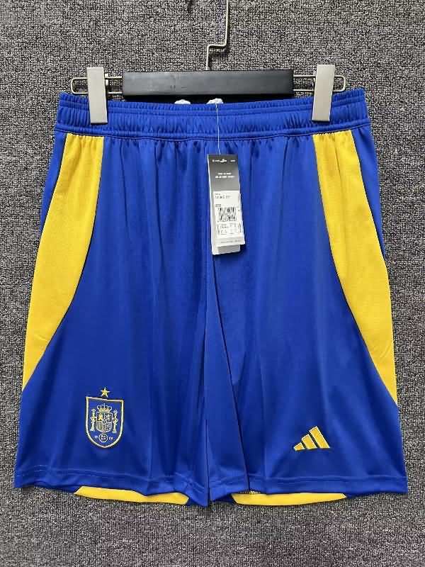 Thailand Quality(AAA) 2024 Spain Home Soccer Shorts