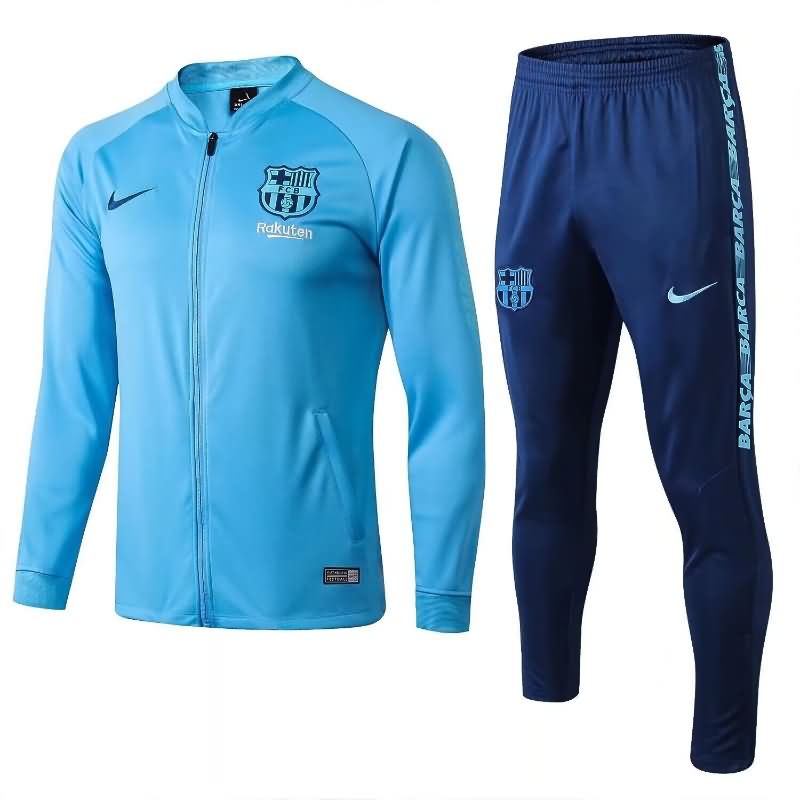 Thailand Quality(AAA) 24/25 Barcelona Blue Soccer Tracksuit 05