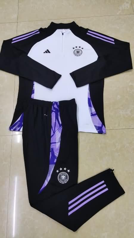 Thailand Quality(AAA) 2024 Germany White Soccer Tracksuit