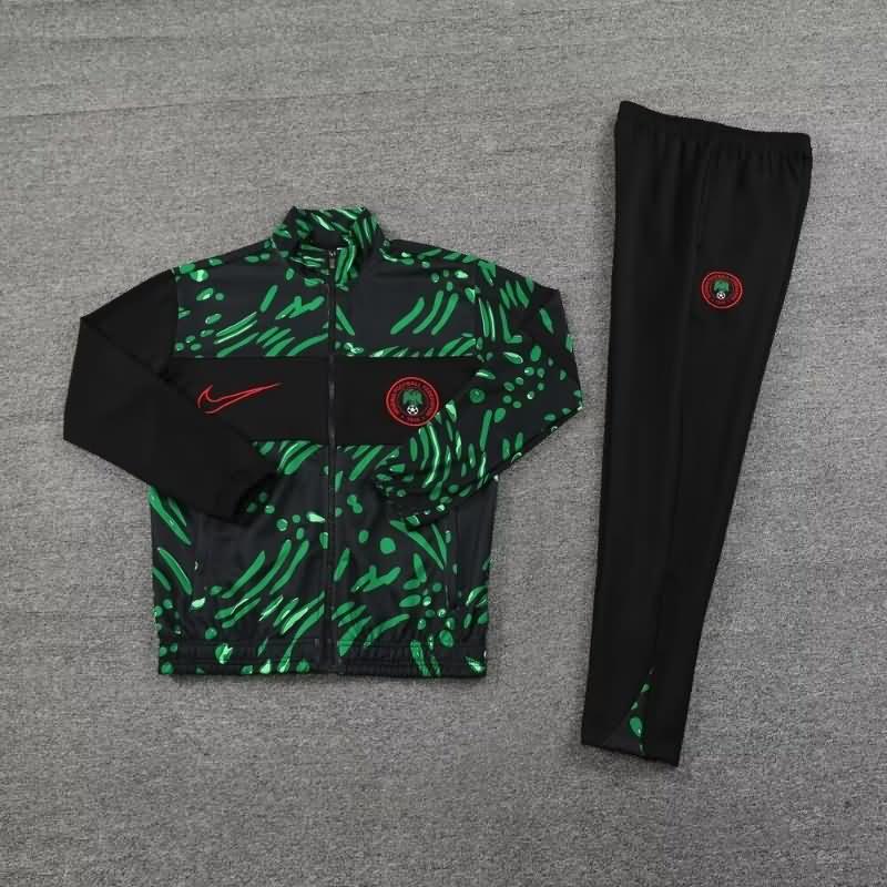 Thailand Quality(AAA) 2024 Nigeria Green Soccer Tracksuit 02