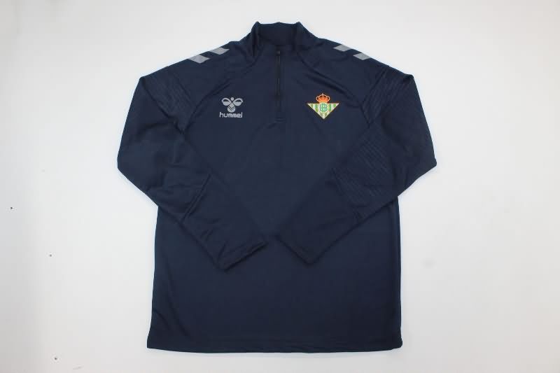 Thailand Quality(AAA) 24/25 Real Betis Dark Blue Soccer Tracksuit