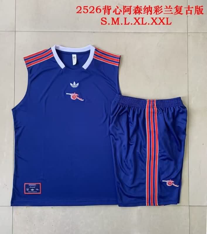 Thailand Quality(AAA) 24/25 Arsenal Dark Blue Soccer Training Sets