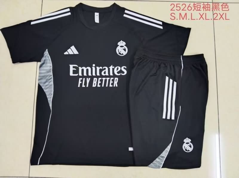Thailand Quality(AAA) 24/25 Real Madrid Black Soccer Training Sets 10