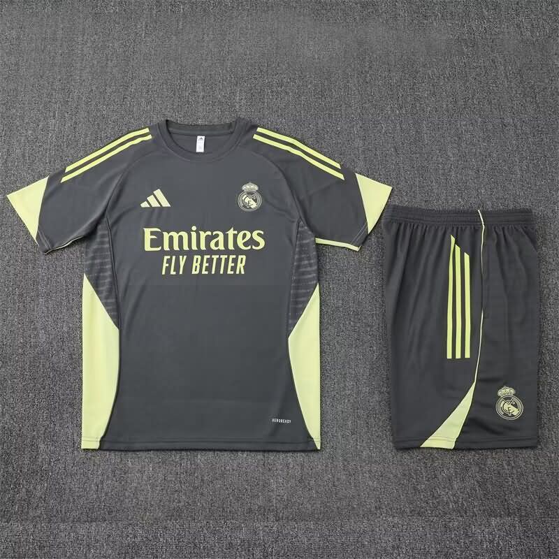 Thailand Quality(AAA) 24/25 Real Madrid Grey Soccer Training Sets 02