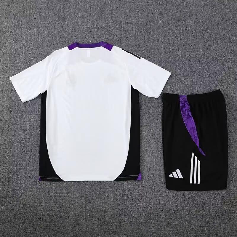 Thailand Quality(AAA) 24/25 Real Madrid White Soccer Training Sets 06