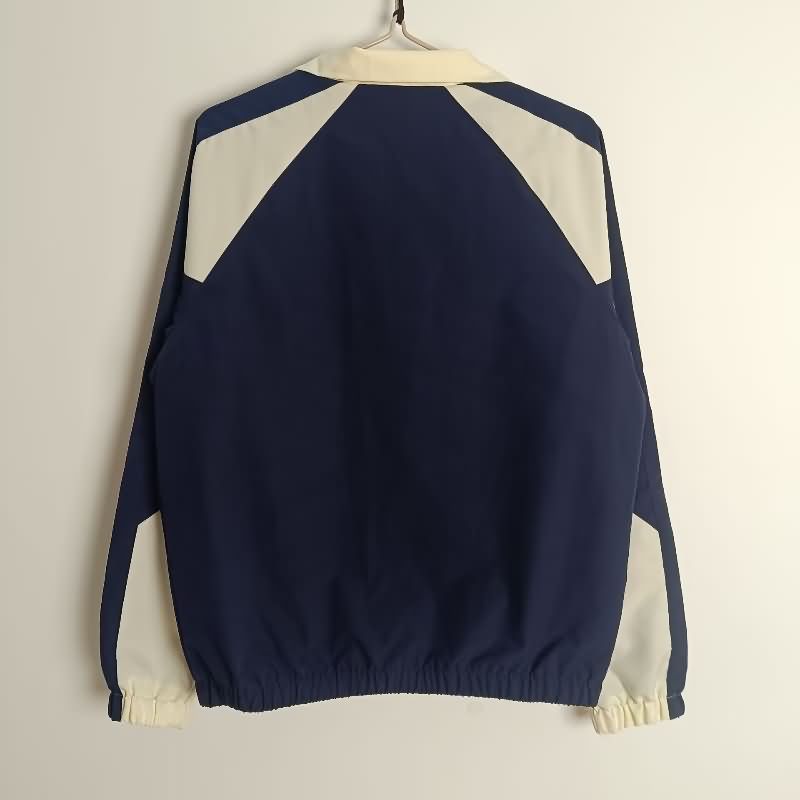 Thailand Quality(AAA) 24/25 Barcelona Dark Blue Soccer Windbreaker 02
