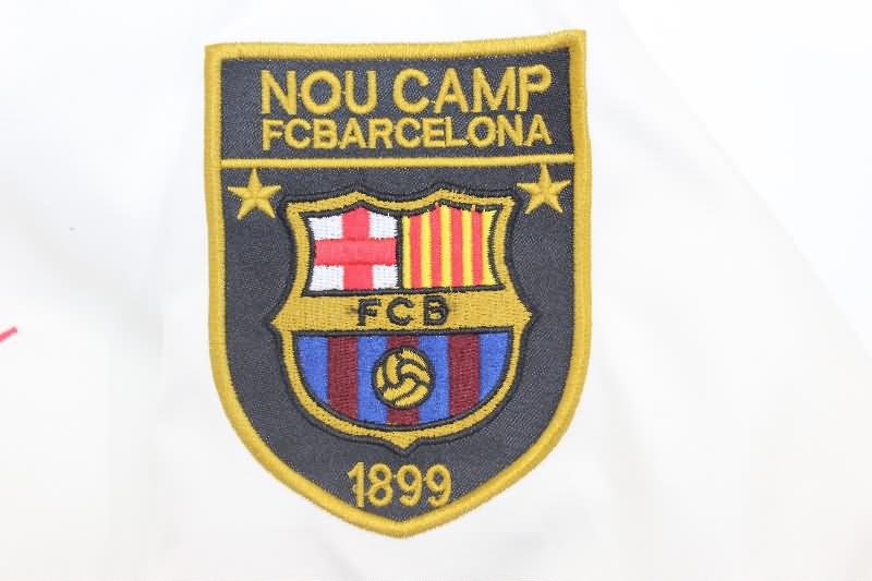 Thailand Quality(AAA) 24/25 Barcelona White Soccer Windbreaker