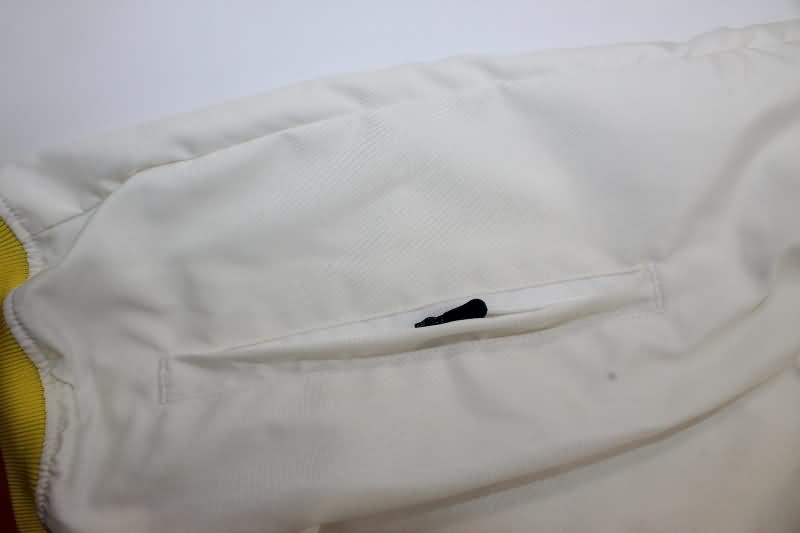 Thailand Quality(AAA) 24/25 Barcelona White Soccer Windbreaker