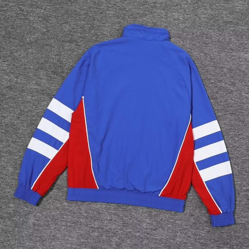 Thailand Quality(AAA) 24/25 Bayern Munich Blue Soccer Windbreaker