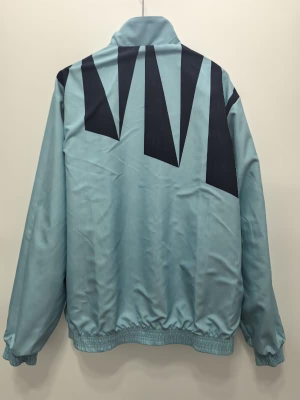 Thailand Quality(AAA) 24/25 England Green Reversible Soccer Windbreaker