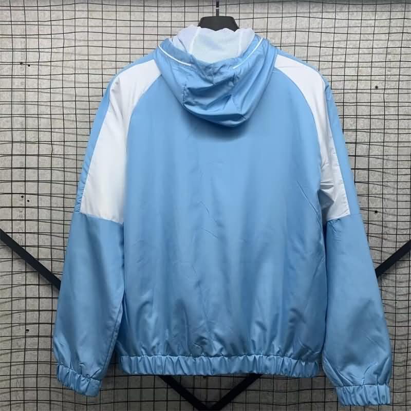 Thailand Quality(AAA) 24/25 Manchester City Blue Soccer Windbreaker