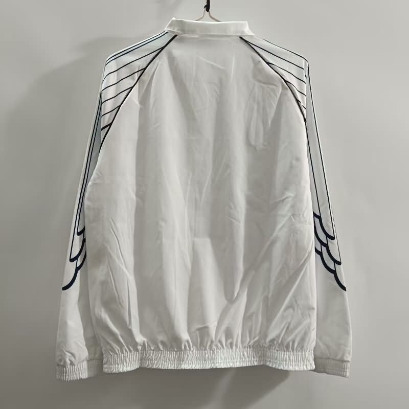 Thailand Quality(AAA) 24/25 Paris St Germain White Soccer Windbreaker