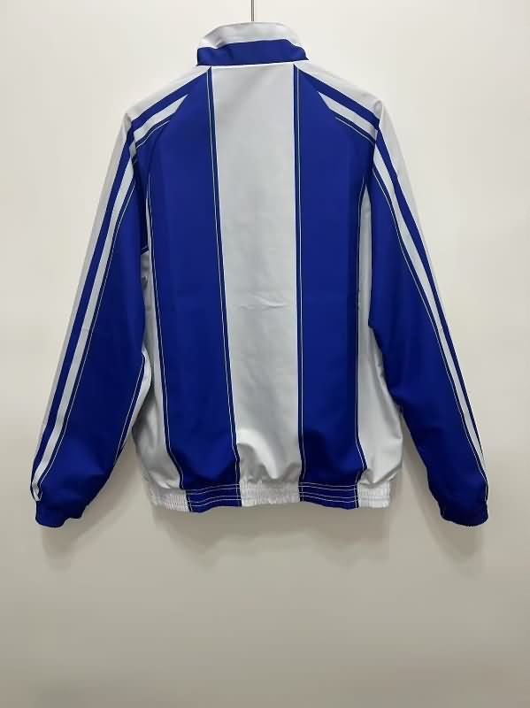 Thailand Quality(AAA) 24/25 Porto Blue Green Reversible Soccer Windbreaker