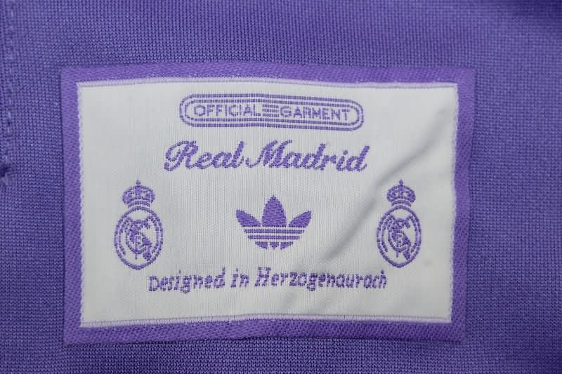 Thailand Quality(AAA) 24/25 Real Madrid Purple Soccer Jacket