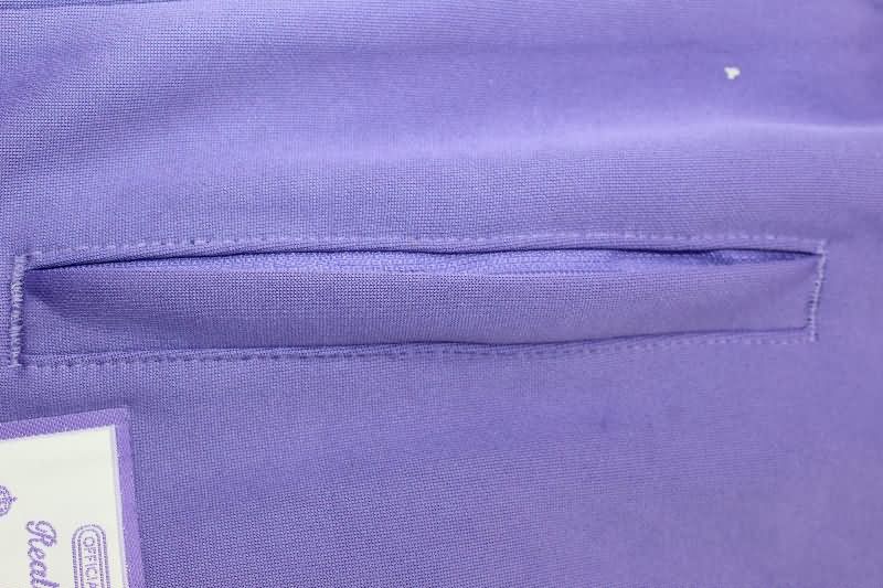 Thailand Quality(AAA) 24/25 Real Madrid Purple Soccer Jacket