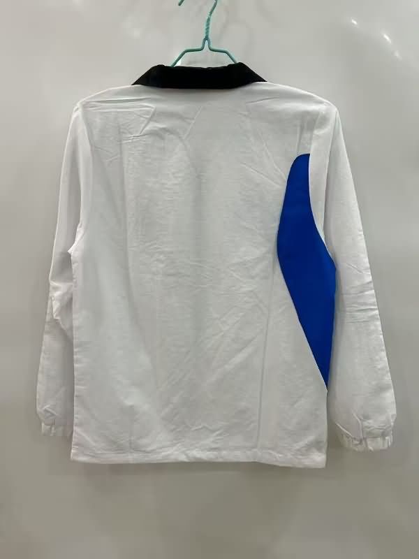 Thailand Quality(AAA) 24/25 Real Madrid White Soccer Windbreaker 05
