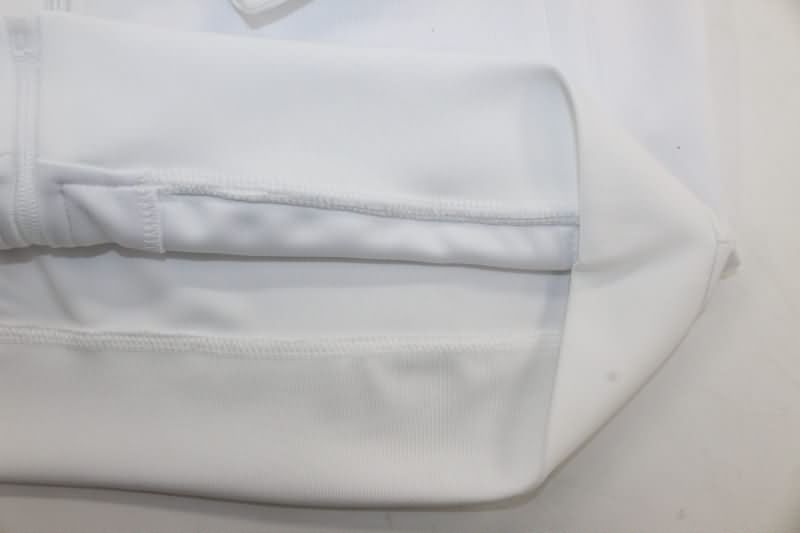 Thailand Quality(AAA) 24/25 Real Madrid White Soccer Jacket