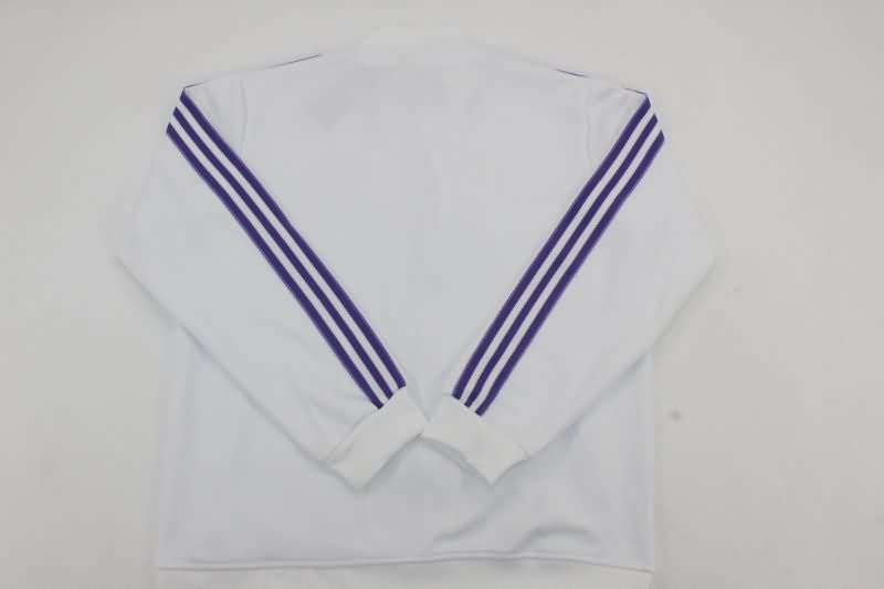 Thailand Quality(AAA) 24/25 Real Madrid White Soccer Jacket