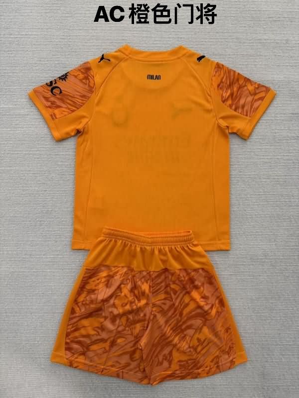 25/26 AC Milan Goalkeeper Orange Soccer Jersey
