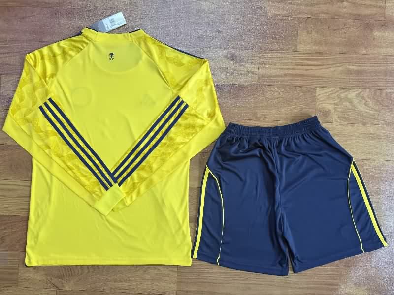 25/26 Al Nassr FC Home Long Sleeve Soccer Jersey