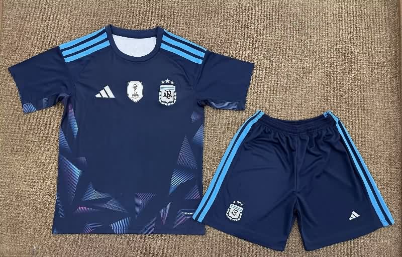 2026 Argentina Goalkeeper Dark Blue Soccer Jersey