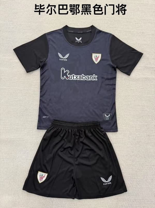 25/26 Athletic Bilbao Goalkeeper Black Soccer Jersey