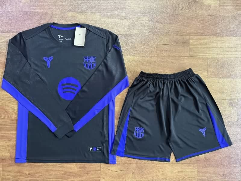 25/26 Barcelona Black Long Sleeve Soccer Jersey