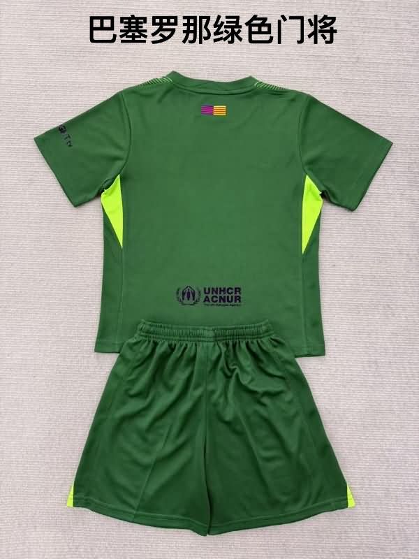 25/26 Barcelona Goalkeeper Green Soccer Jersey