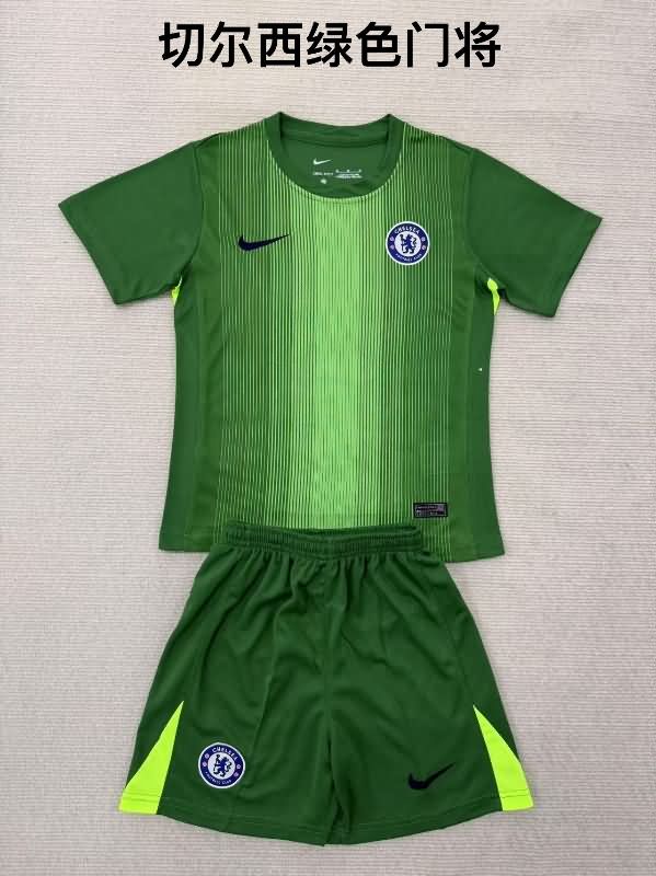 25/26 Chelsea Goalkeeper Green Soccer Jersey