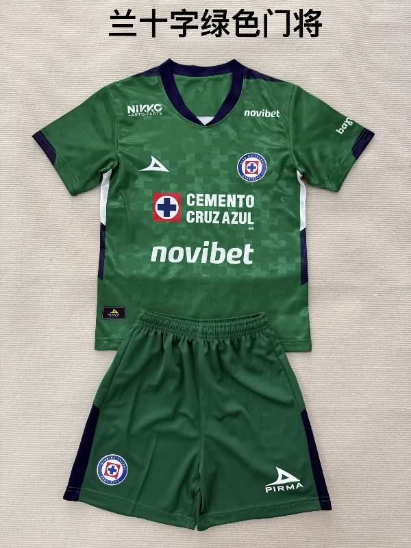 25/26 Cruz Azul Goalkeeper Green Soccer Jersey