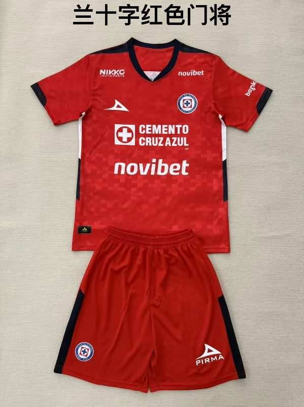 25/26 Cruz Azul Goalkeeper Red Soccer Jersey